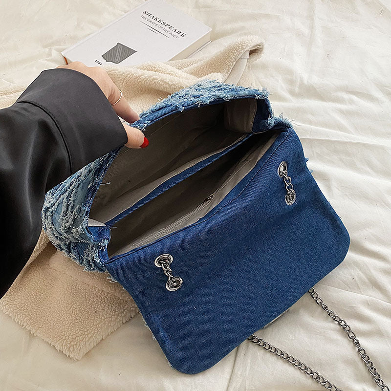 New Women's Denim Shoulder Bag