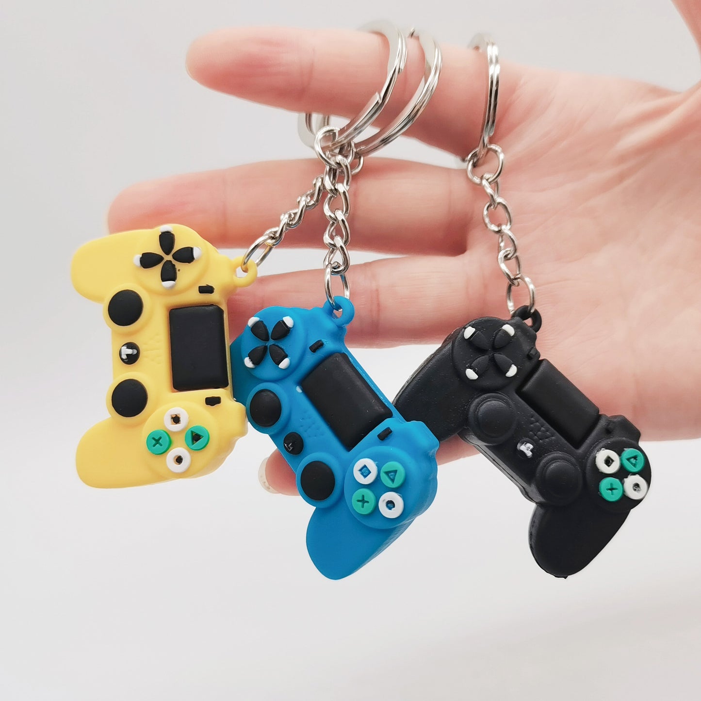 Simulation Toy Game Machine Car Keychain