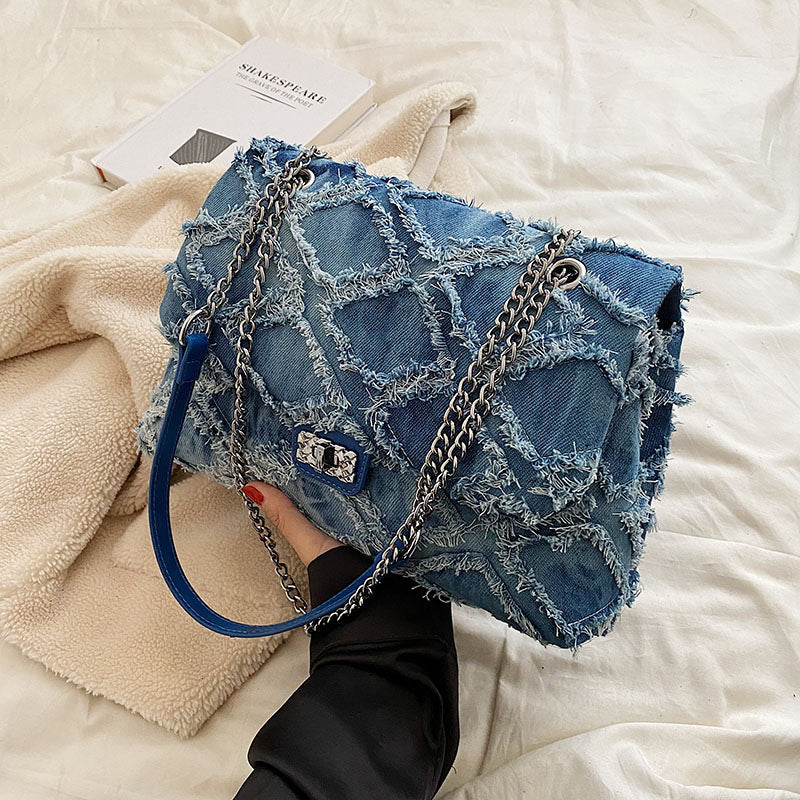 New Women's Denim Shoulder Bag