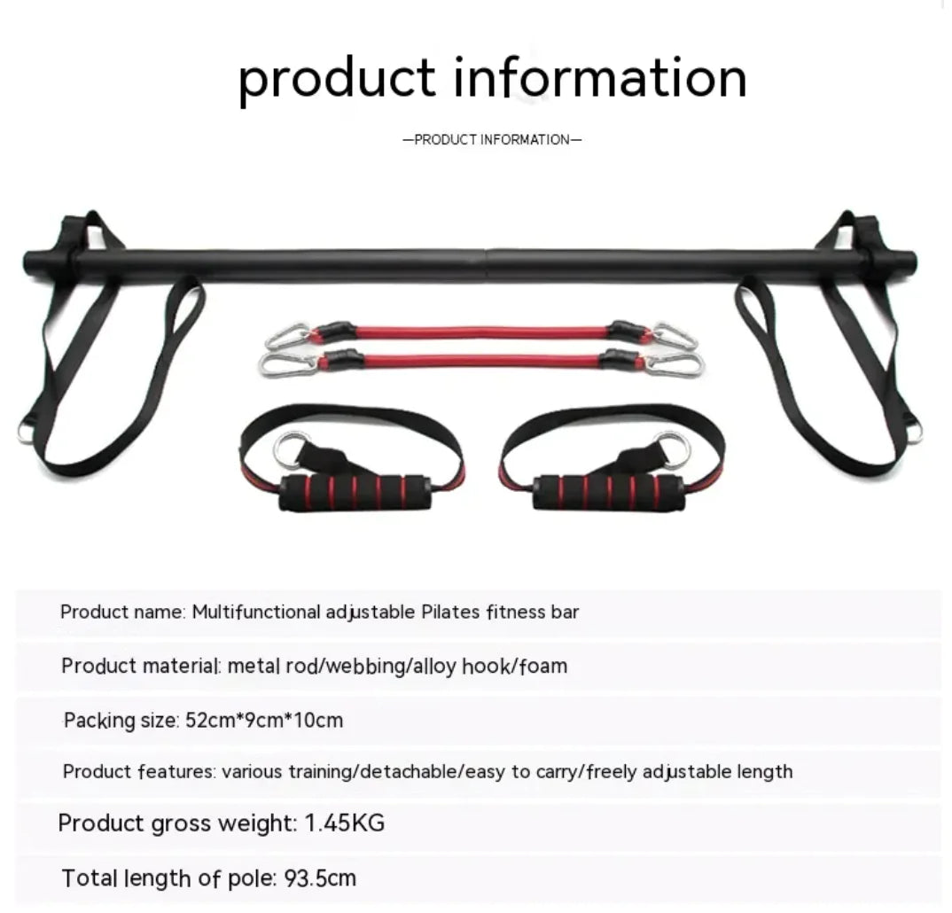 Pilates Bar Kit with Resistance Bands